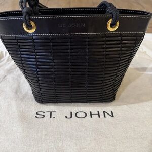 St John Black Small Tote